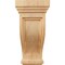Ekena Millwork 6 1/2"W x 6 1/2"D x 14"H Traditional Recessed Corbel, Red Oak COR06X06X14TRRO - alternate 2